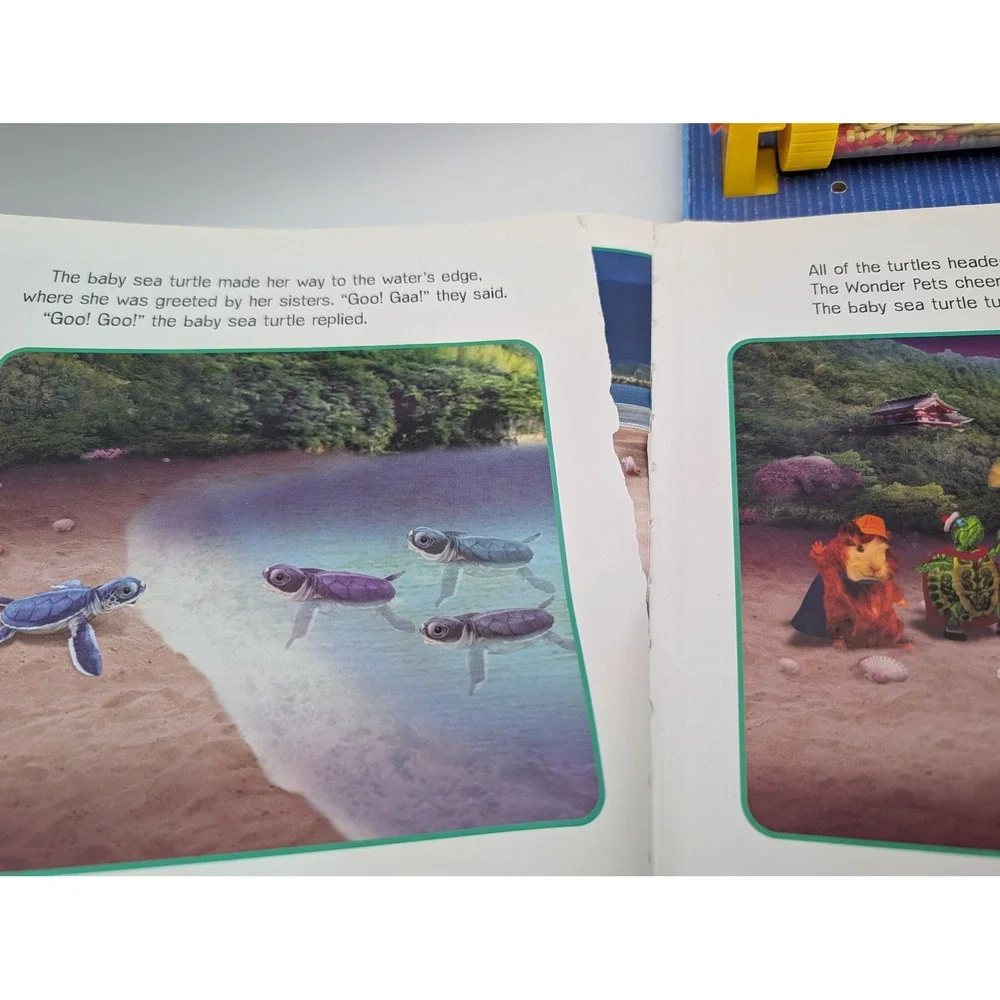 Nickelodeon The Amazing Wonder Pets Storybook Wondertube Blue Hardcover 2008